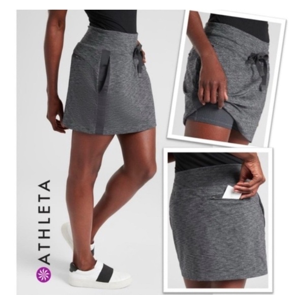 Athleta Pants - Athleta Women's Gray Skort. C045